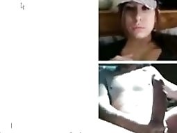 Dude scares lots of girls on omegle with his big cock