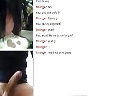 chunky girl likes the elephant cock on omegle and has cybersex with a stranger