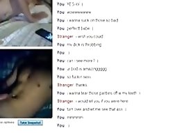 Very horny omegle girl wants the strangers cock really bad