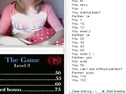 sexy nudes uk girl plays with a sex game on chat roulette