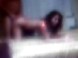 dark hair chicks has cowgirl and doggystyle sex on the bed